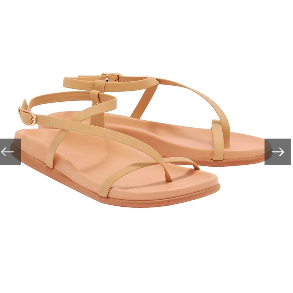 Ancient Greek Aimilia Natural Leather Sandals
